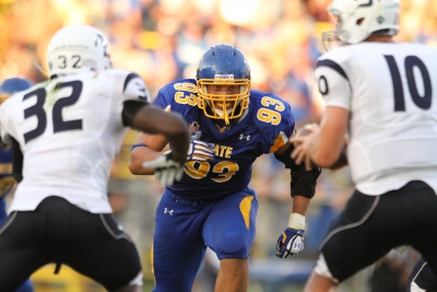 South Dakota State’s Arm-Pin Move for Pass Rush