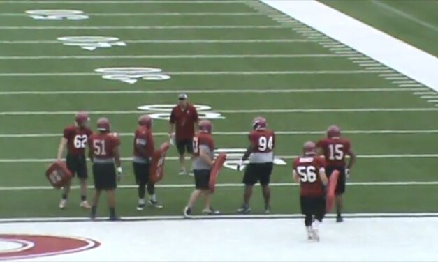 4i Run Fit Drill vs Zone Read- Henderson State University (AR)