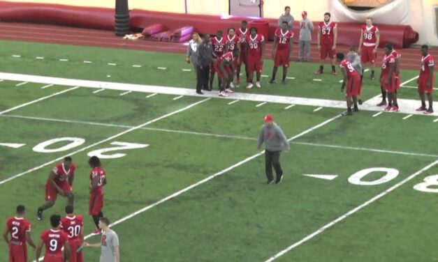 5 Yard Inside Out Tracking Drill- Rutgers