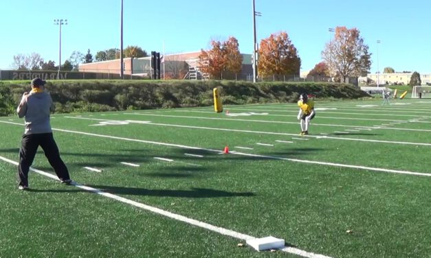 CB Deep Half Technique Drill- Millersville University (PA)