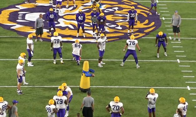 CB vs RB Rush Drill- LSU