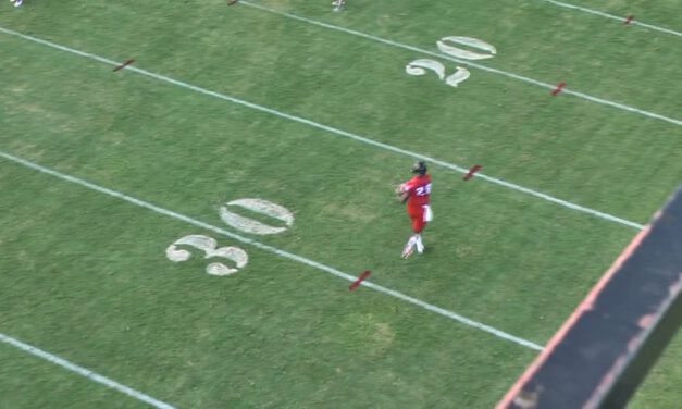 Curl Flat Drop Drill from LOS- University of Louisiana