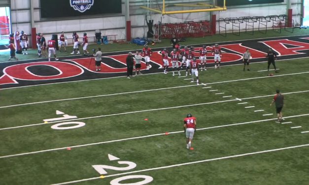 Curl Flat Drop Drill vs 2 Detached from LOS- University of Louisiana