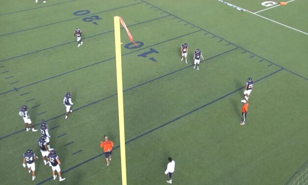 Curl Flat Drop Drill vs China Route- University of Louisiana