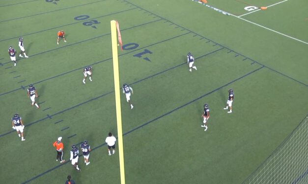 Curl Flat Drop Drill vs Verticals- University of Louisiana