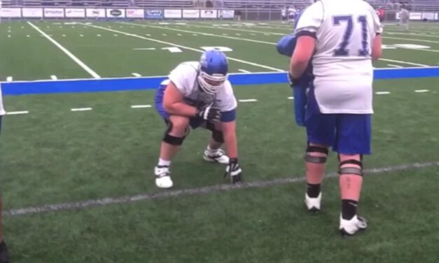 OL Jams off 45 Degree Angle Drill- CCSU