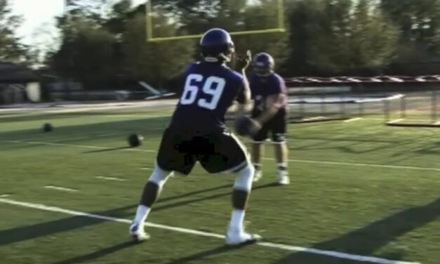 OL Med Ball Twist Pick Up- ECU