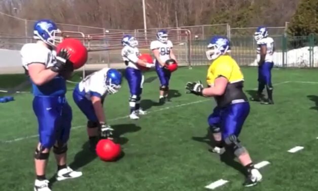 OL Med Ball Waterfall Drill- CCSU
