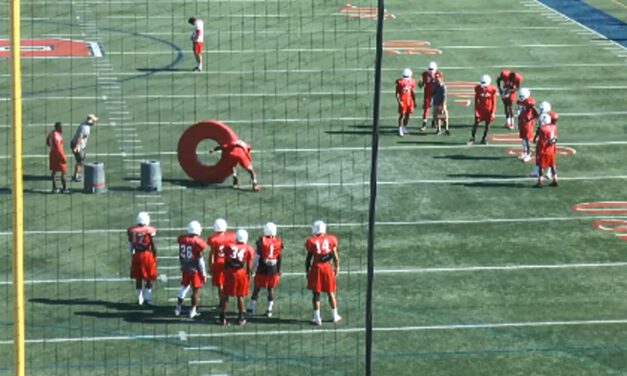 Creep Tackle Technique Drill with Tackle Ring- Stony Brook University