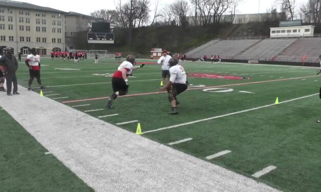 DL Box Tackle Drill- Catholic HS