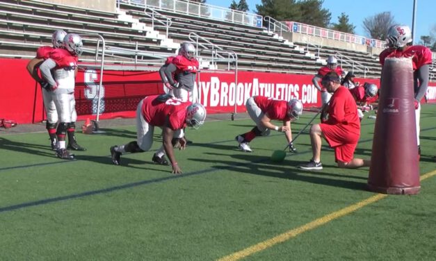 DL Get off to a spot Drill- Stony Brook University