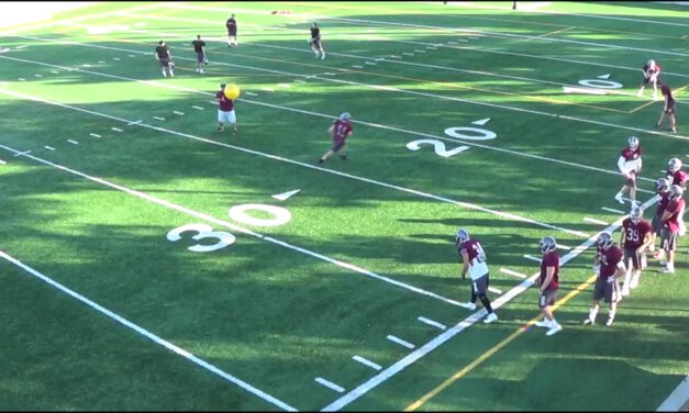 Exercise Ball Tackling Drills- University of Redlands