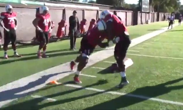 Goal Line Tackle- Stanford University