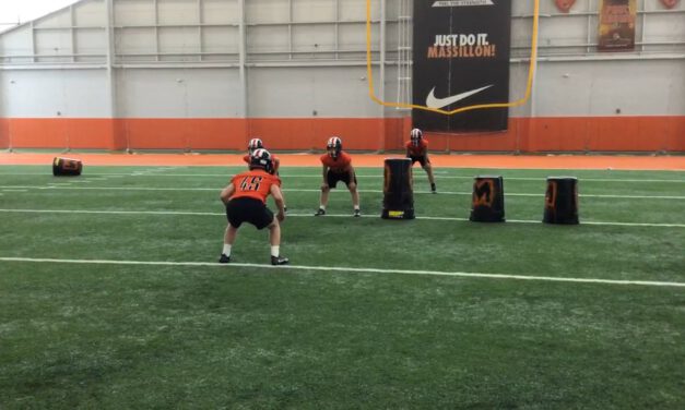 LB Half Line Drill- Massillon HS (OH)