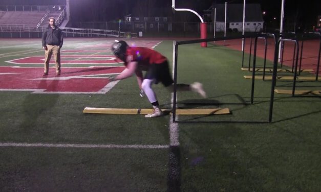 OL Down Pull Drill- Boonton HS (NJ)
