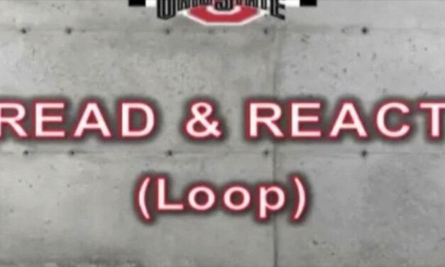 OL Gap Exchange Drill for Backside Tackle- Ohio State University