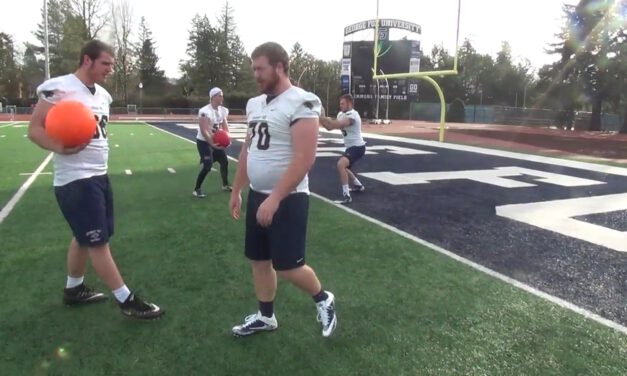 OL Medicine Ball Punch Drill- George Fox University (OR)