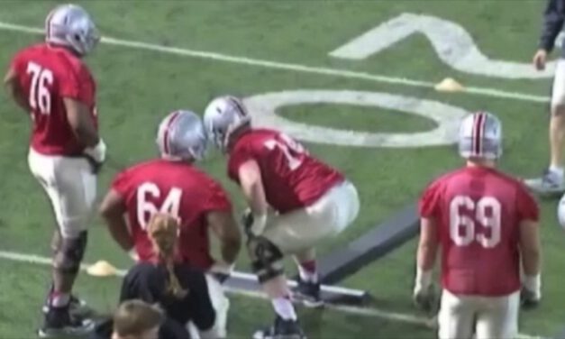 OL Open Pull Drill- Ohio State University