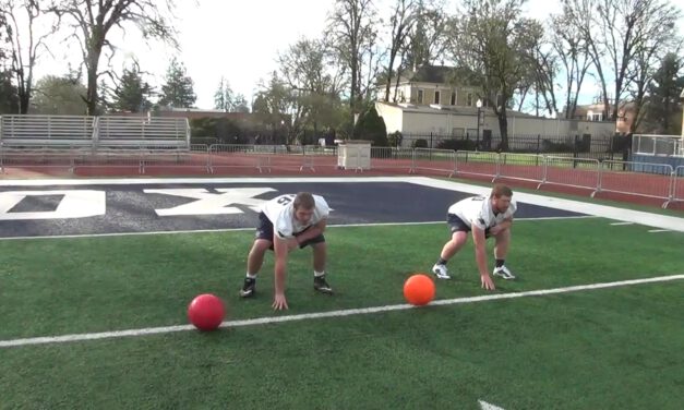 OL Pass Sets Drill- George Fox University (OR)