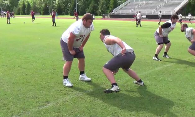 OL Reach Block Progression Drill- Rose Hulman IT (IN)