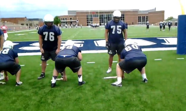 OL Towel Footwork Drill (Backside Shade)- SWOSU