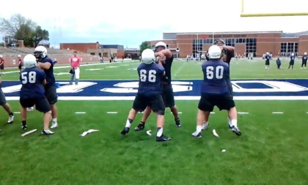 OL Towel Footwork Drill (Playside Shade)- SWOSU
