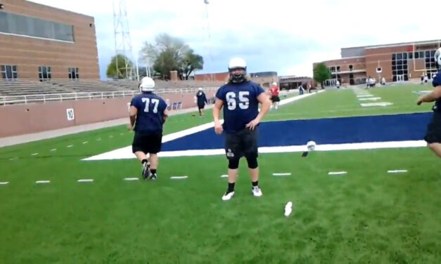 OL Towel Footwork Drill (Reach Block)- SWOSU