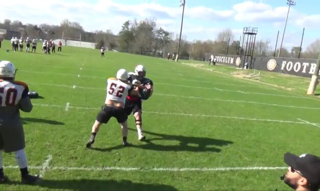 OL Zone Combination Drill (Vertical Scoop Tech for Drive Blocker)- Tusculum College