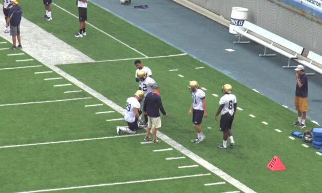 One Knee Strike Drill- Lindenwood University