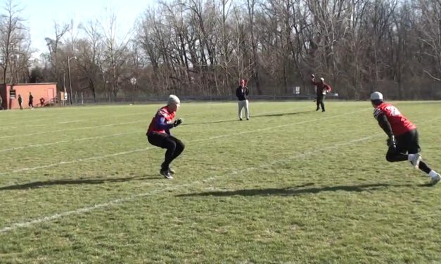 Safety Catch Technique Drill vs Double Moves- Bridgewater College (VA)