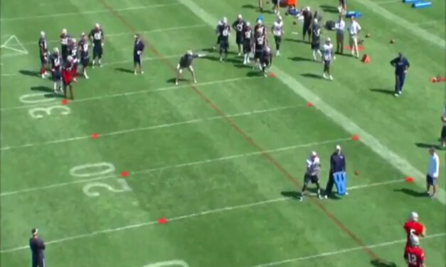 WR Catch and Tuck Drill- Louisiana Lafayette