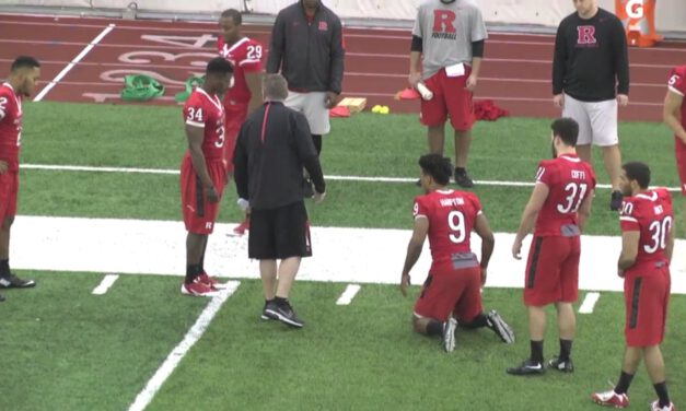 Wrap, Squeeze and Roll Tackle- Rutgers