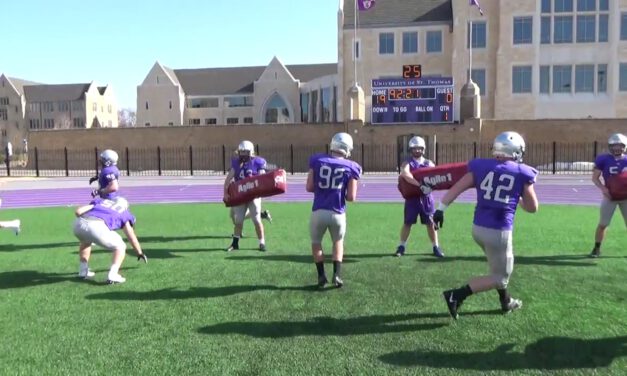 Zone Blitz Tech (Cut the Field Drill)- University of St Thomas (MN)