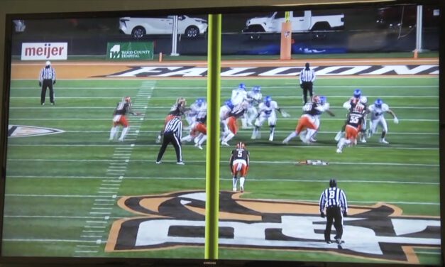 Play Side Guard Tech in Wide Zone (narrated)- University of Buffalo