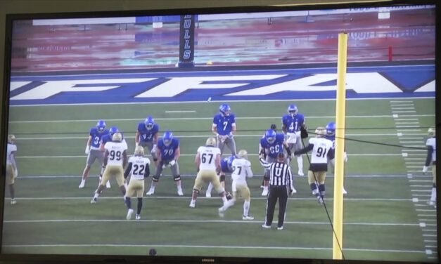 Backside Tackle Technique in Wide Zone (narrated)- University of Buffalo