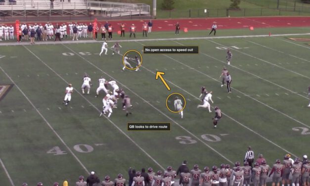 Targeting the Weakside Curl/Flat Player in the Drive Concept