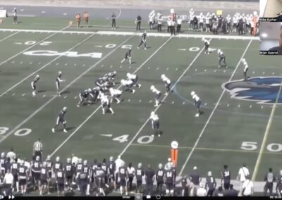 Pin and Pull Run Concept (narrated)- Monmouth University (NJ)